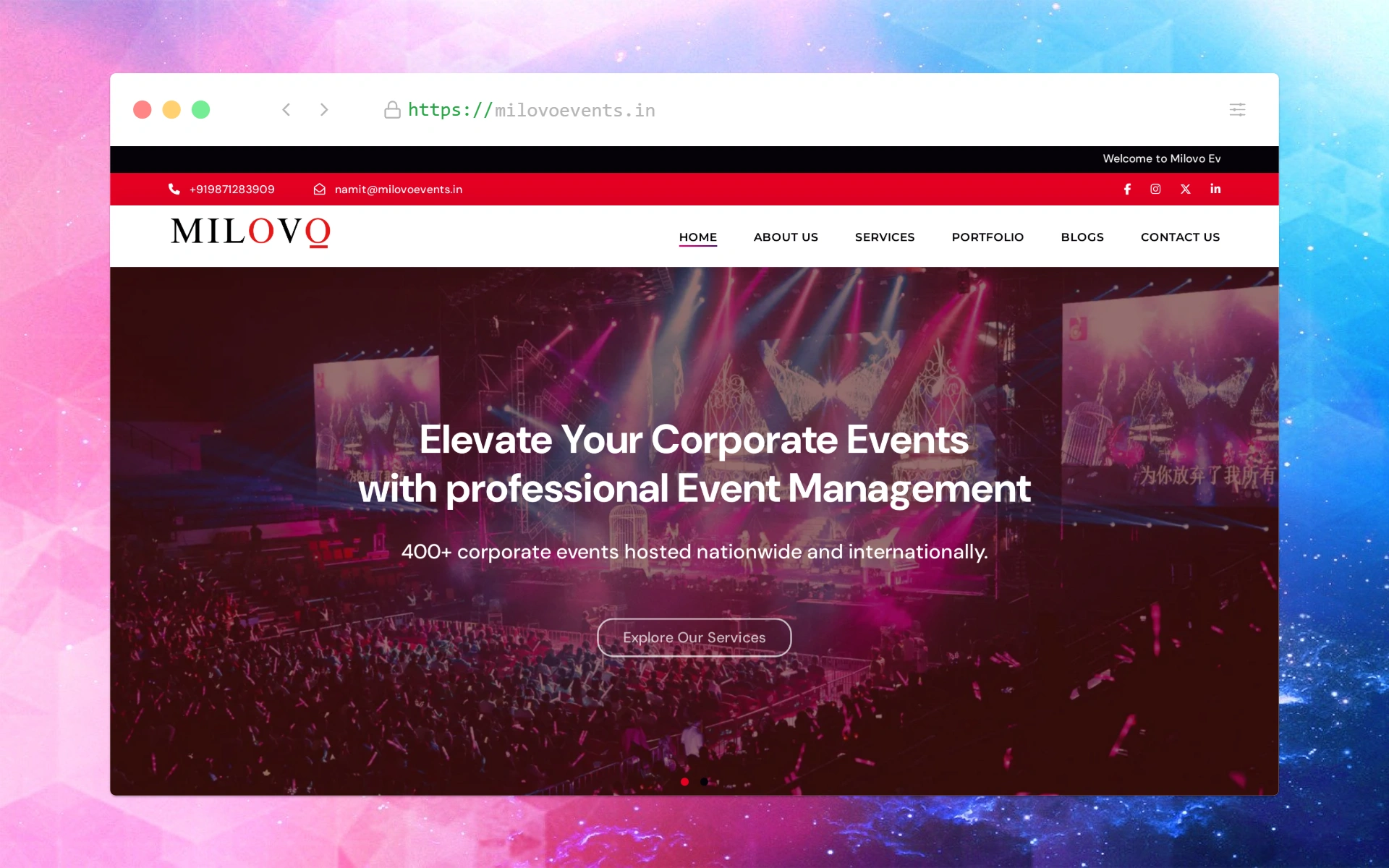 Milovo Events
